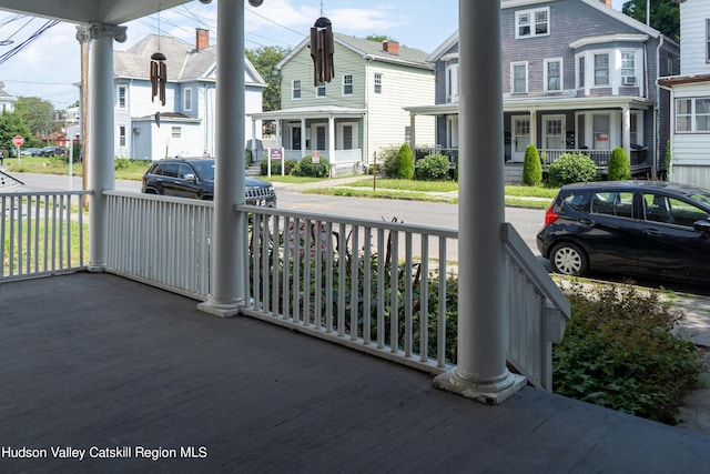 balcony with a porch