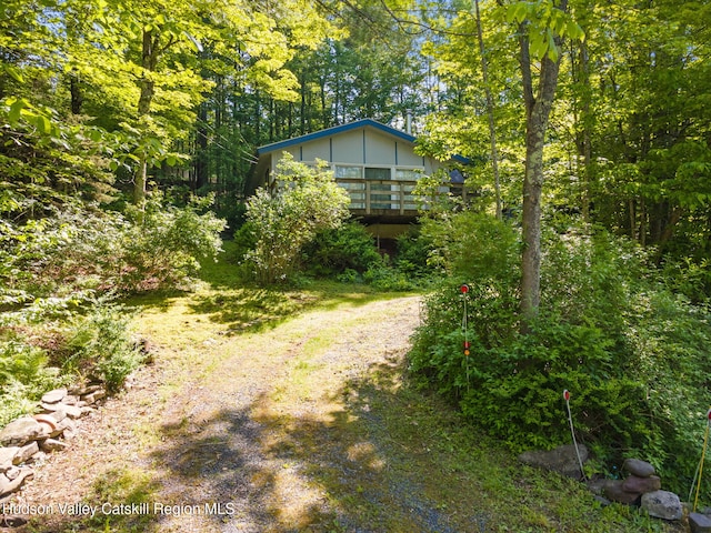 101 Hunter Ln, Hunter, NY 12442 - view of yard featuring driveway