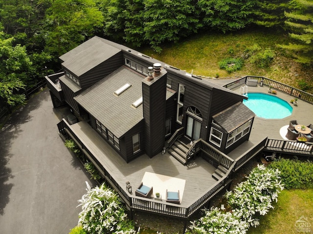 41 Snydertown Rd, Craryville, NY 12521 - aerial view of property and surrounding area featuring a pool area
