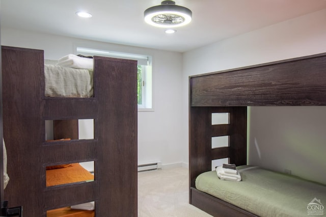 41 Snydertown Rd, Craryville, NY 12521 - carpeted bedroom featuring baseboard heating and recessed lighting