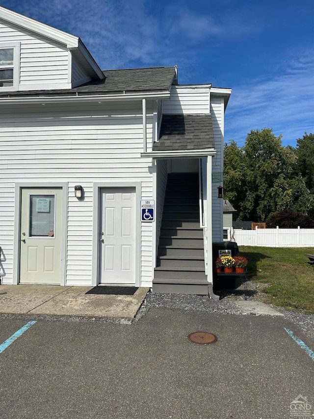 2 Hudson Ave, Stuyvesant, NY 12173 - entrance to property with a shingled roof