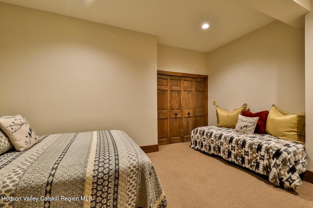 2 Watch Hill Ln Unit 2, Windham, NY 12496 - bedroom with carpet, recessed lighting, and a closet