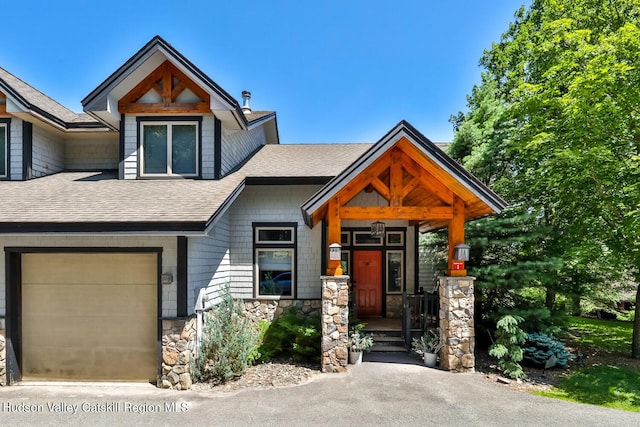2 Watch Hill Ln Unit 2, Windham, NY 12496 - craftsman house with a shingled roof and stone siding