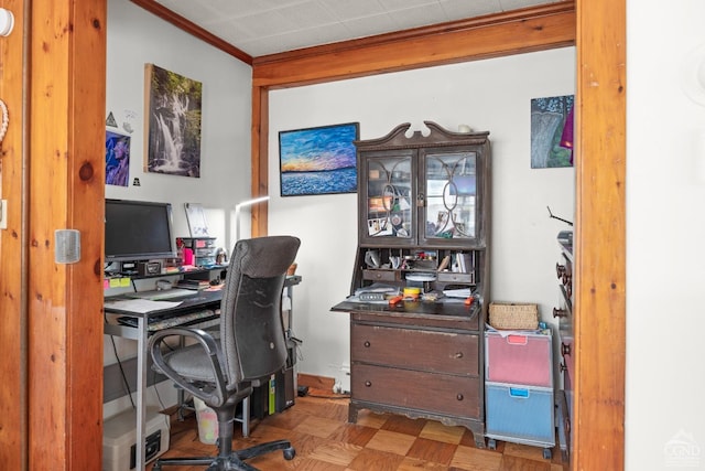 10-12 School St, Chatham, NY 12037 - office featuring ornamental molding