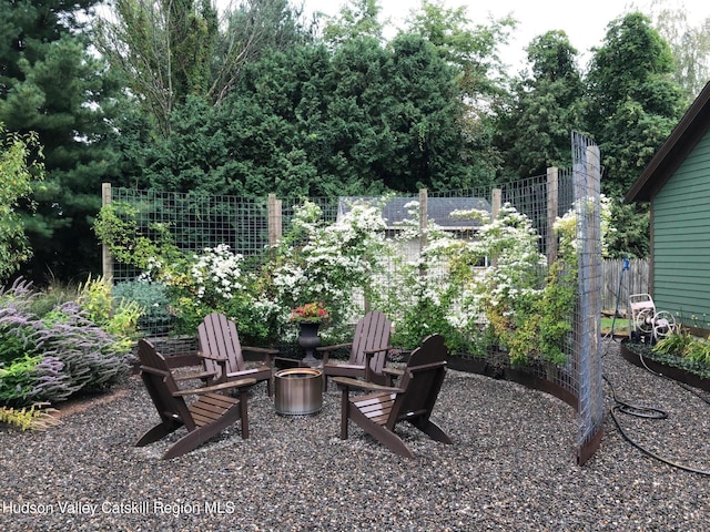 511 County Route 10, Germantown, NY 12526 - view of yard with a fire pit