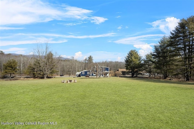 21 Schroon Hill Rd, Kerhonkson, NY 12446 - view of yard featuring a mountain view