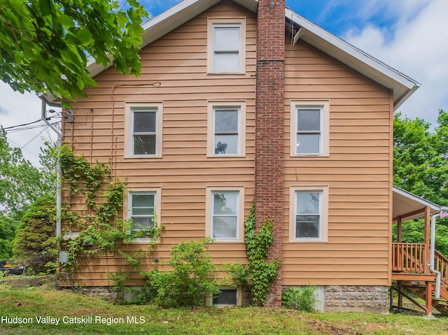24 Grove St, Cairo, NY 12413 - view of property exterior featuring a chimney