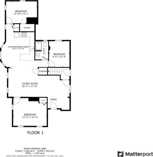 7614 Main St, Hunter, NY 12444 - property floor plan