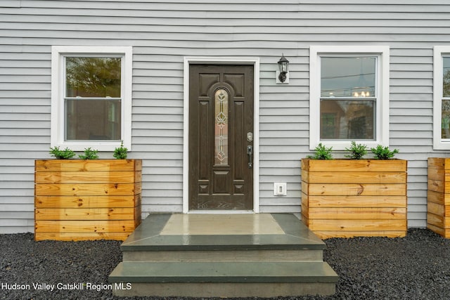 view of entrance to property
