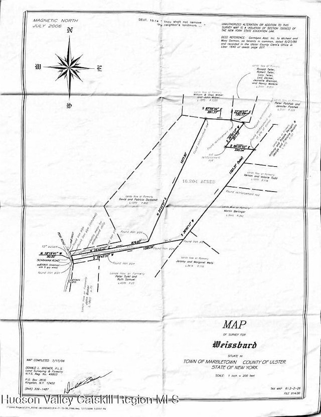 TBD Peak Rd, Stone Ridge NY, 12484 land for sale