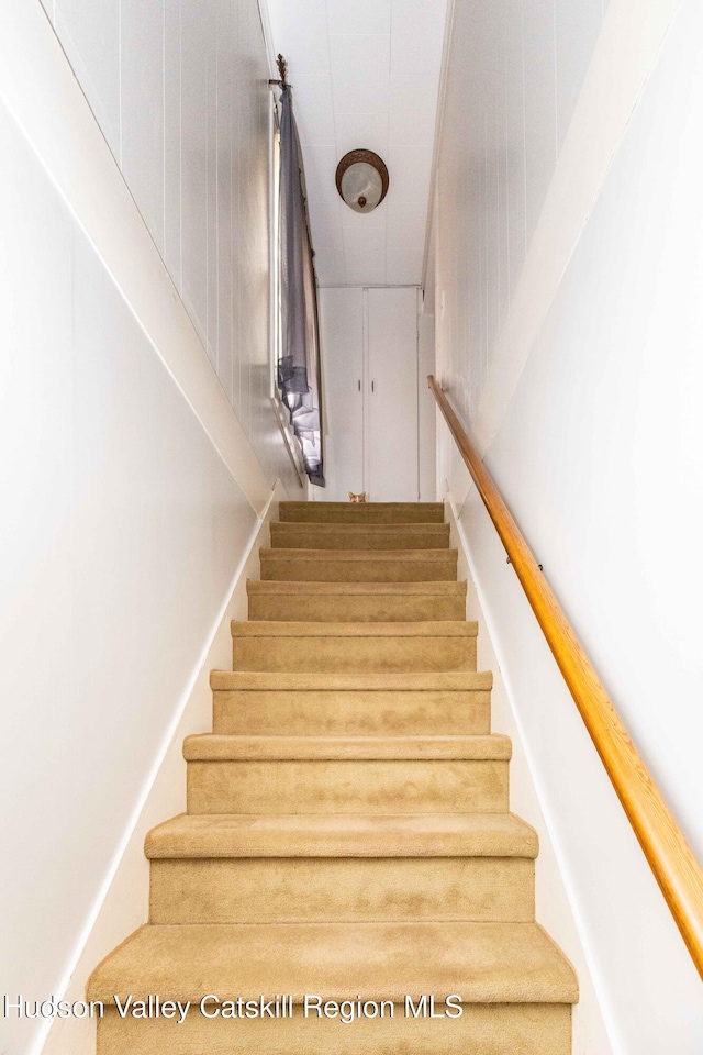 view of staircase