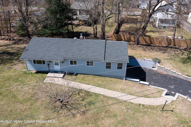 16 Trinity Pl, Rhinebeck, NY 12572 - view from above of property