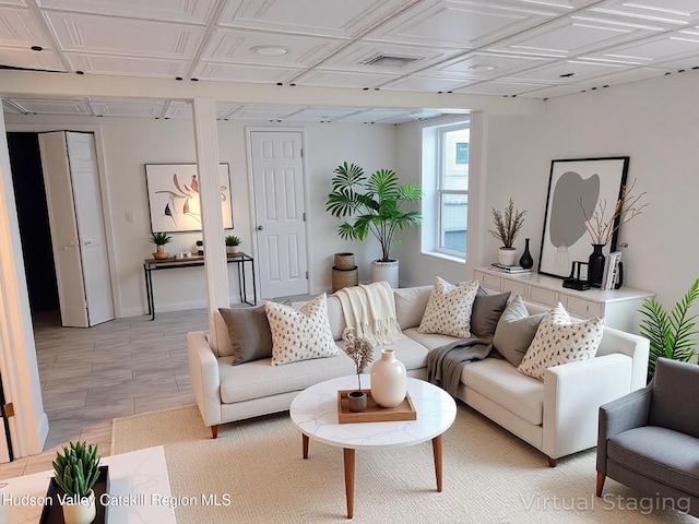16 Trinity Pl, Rhinebeck, NY 12572 - living area featuring baseboards