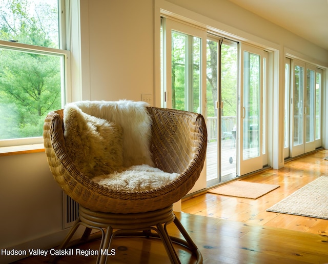 35 Jilroy Ln, Spencertown, NY 12165 - sitting room with plenty of natural light and wood-type flooring