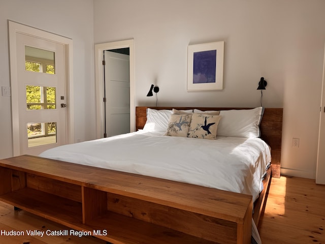 35 Jilroy Ln, Spencertown, NY 12165 - bedroom featuring light wood-type flooring