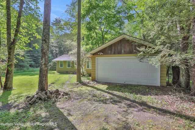 1055 Rte 212, Saugerties, NY 12477 - view of front of home featuring a front yard and a garage