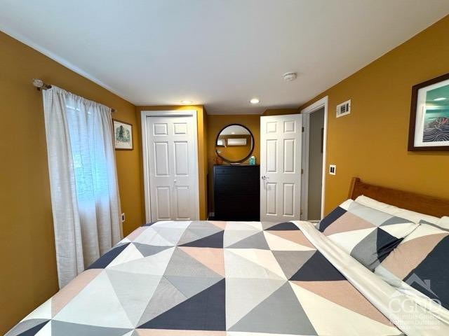 57 Bushnell Ave, Catskill, NY 12414 - bedroom featuring recessed lighting and a closet