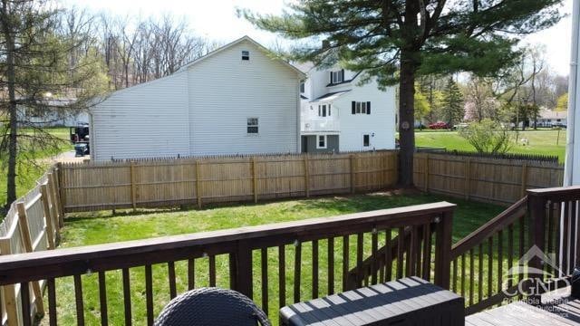 57 Bushnell Ave, Catskill, NY 12414 - view of wooden deck