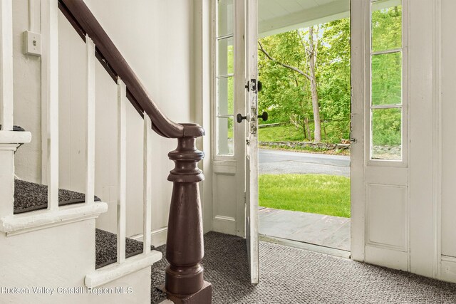 1 Green St, Gilbertsville, NY 13776 - foyer entrance featuring healthy amount of natural light