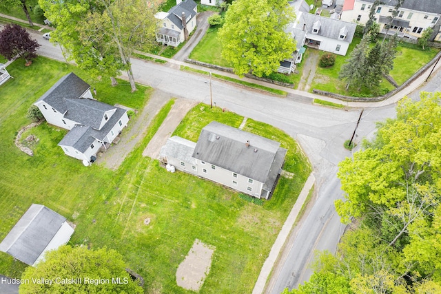 1 Green St, Gilbertsville, NY 13776 - aerial perspective of suburban area