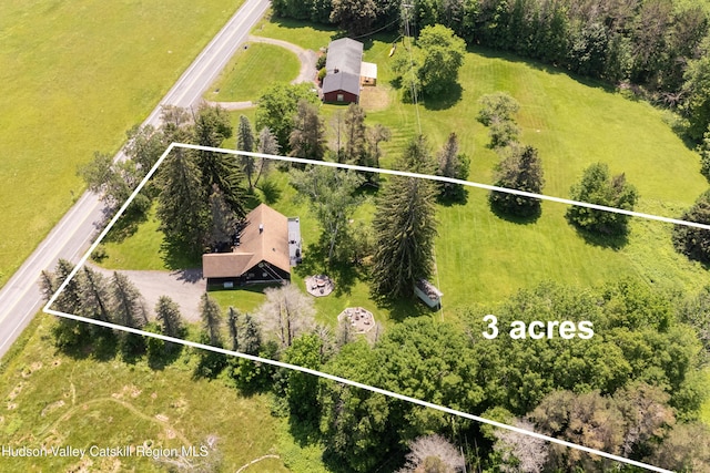 2064 County Highway 8, Denver, NY 12421 - overview of rural landscape with property boundaries highlighted