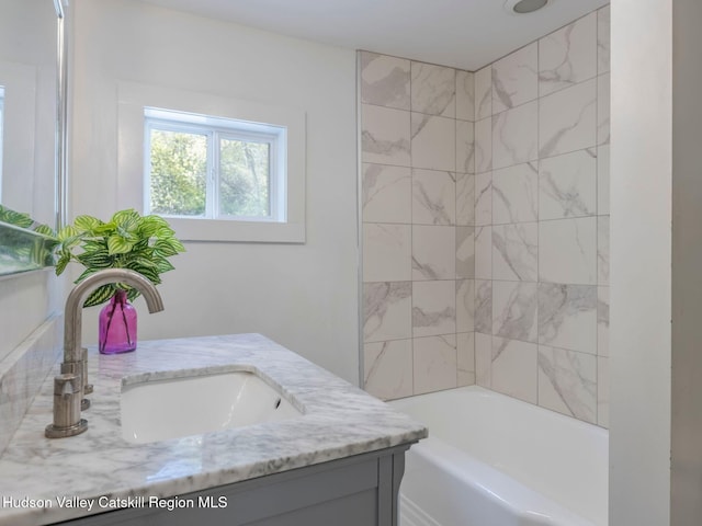 236 Spillway Rd, West Hurley, NY 12491 - full bath with vanity and shower / bath combination