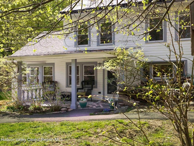 236 Spillway Rd, West Hurley, NY 12491 - view of front of property featuring covered porch