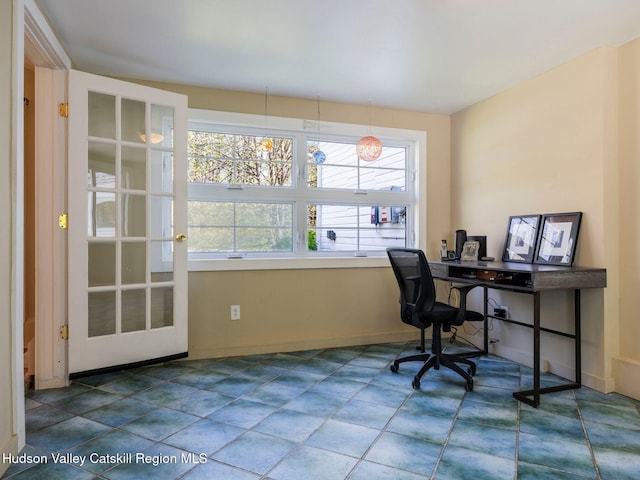 236 Spillway Rd, West Hurley, NY 12491 - home office featuring baseboards