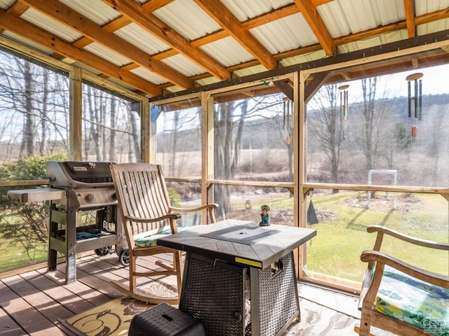 sunroom / solarium with healthy amount of natural light