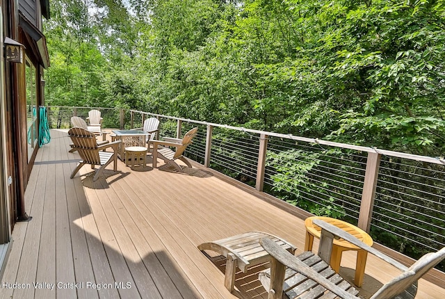 122 Brainard Ridge Rd Unit 14F, Windham, NY 12496 - view of wooden deck