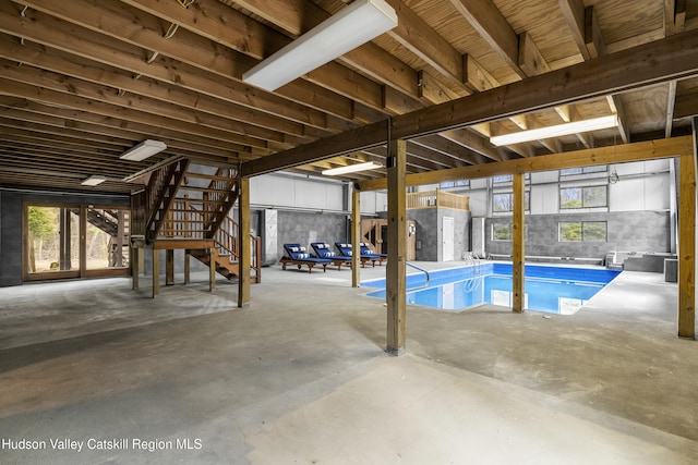view of indoor pool
