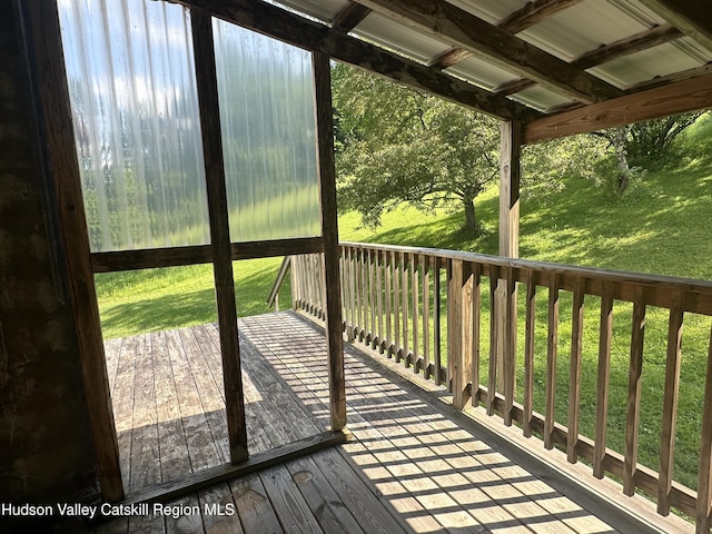 515 Delaware Ave, Andes, NY 13731 - deck with a lawn
