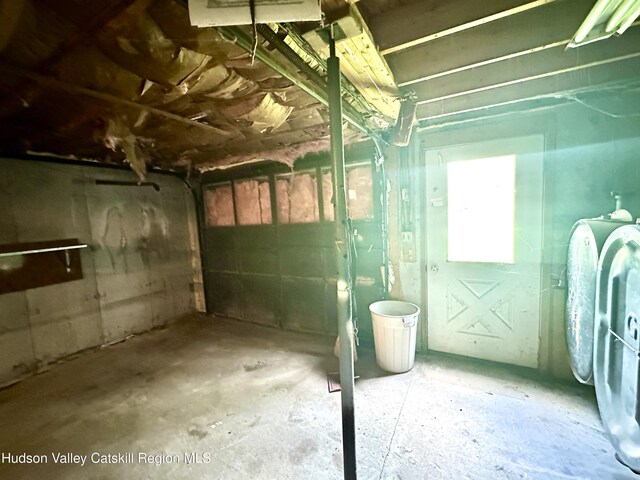 515 Delaware Ave, Andes, NY 13731 - basement with a garage and oil tank