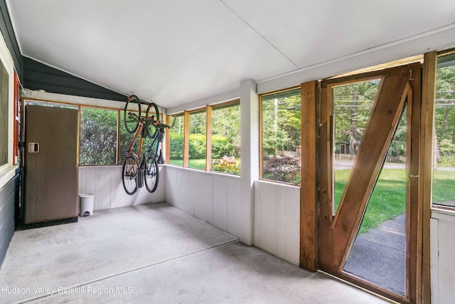 3271 Rte 212, Bearsville, NY 12409 - unfurnished sunroom with lofted ceiling