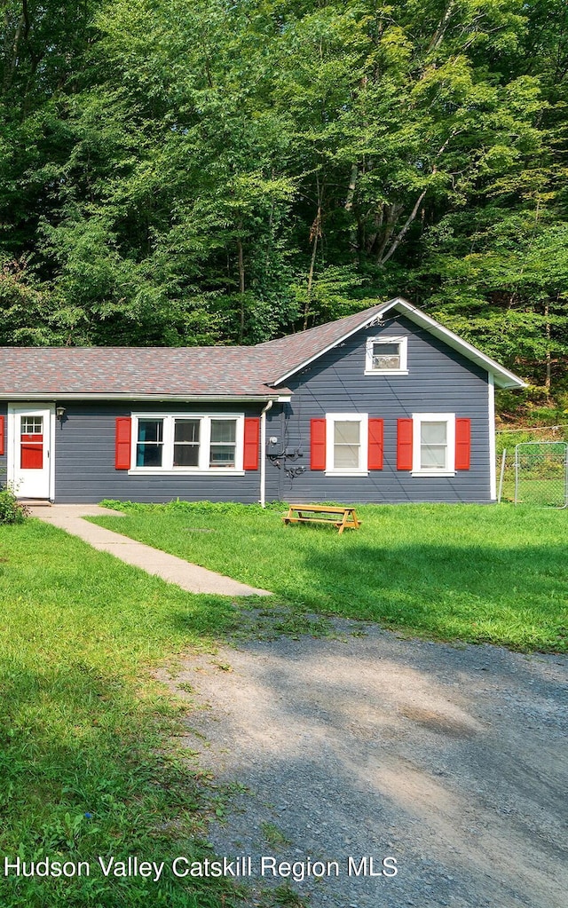 3271 Rte 212, Bearsville, NY 12409 - view of front facade with driveway and a front lawn