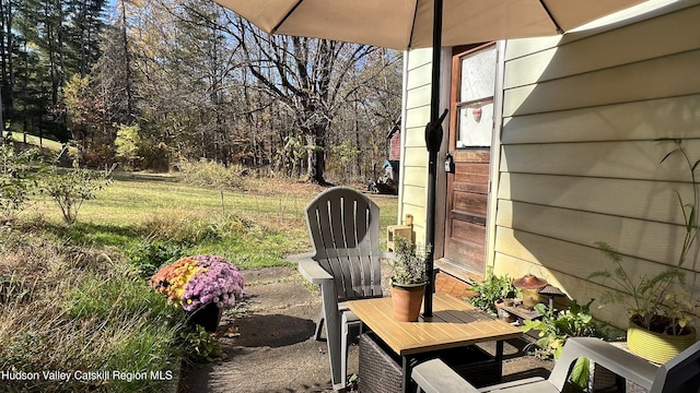 view of patio