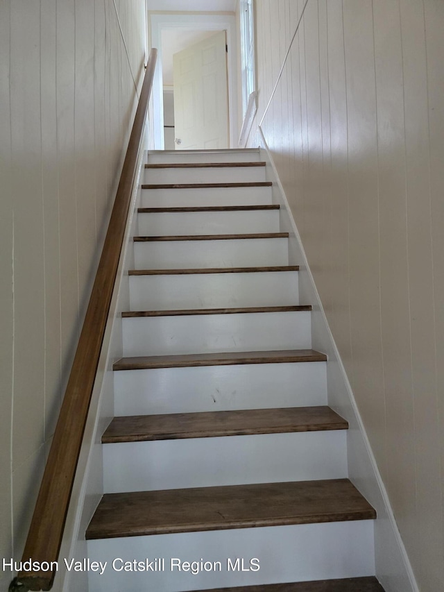 view of stairs