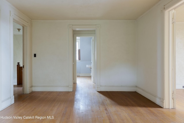12 W Chestnut St, Kingston, NY 12401 - spare room with light wood finished floors and baseboards