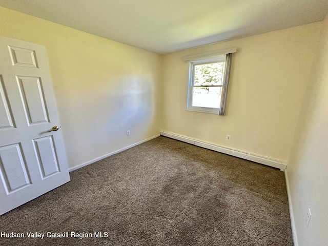 36 Susi Oval, Modena, NY 12548 - carpeted spare room featuring a baseboard heating unit and baseboards