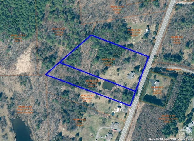 10345 Rte 32, Greenville, NY 12431 - map / location featuring property parcel outlined