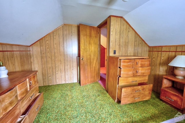 10345 Rte 32, Greenville, NY 12431 - bonus room with wooden walls, lofted ceiling, and carpet flooring