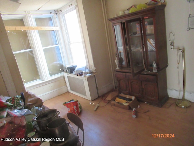 view of dining space