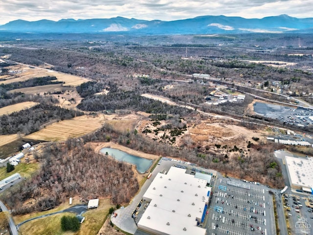 17 Bogardus Ave, Catskill, NY 12414 - aerial overview of property's location with a mountainous background