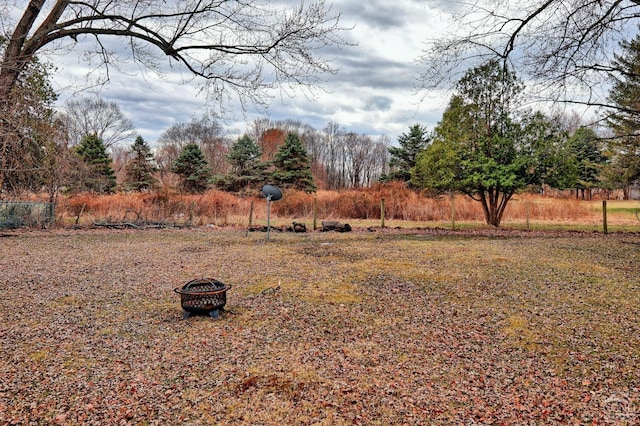 17 Bogardus Ave, Catskill, NY 12414 - view of yard with an outdoor fire pit