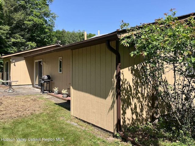 44 Overlook Dr, Woodstock, NY 12498 - view of home's exterior featuring a patio