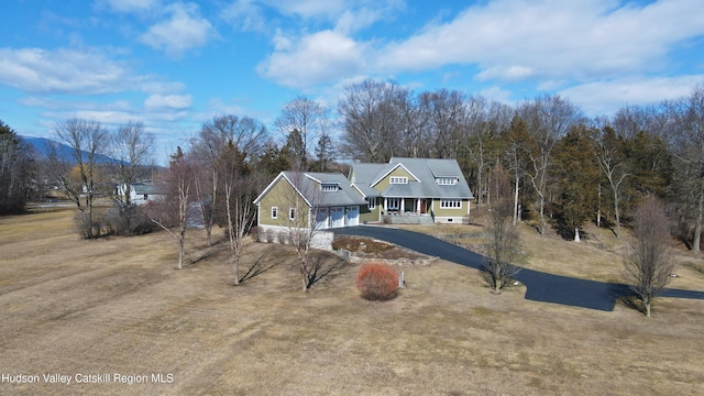 3959 Rt 9w, Saugerties, NY 12477 - view of front facade featuring asphalt driveway, a porch, and a garage
