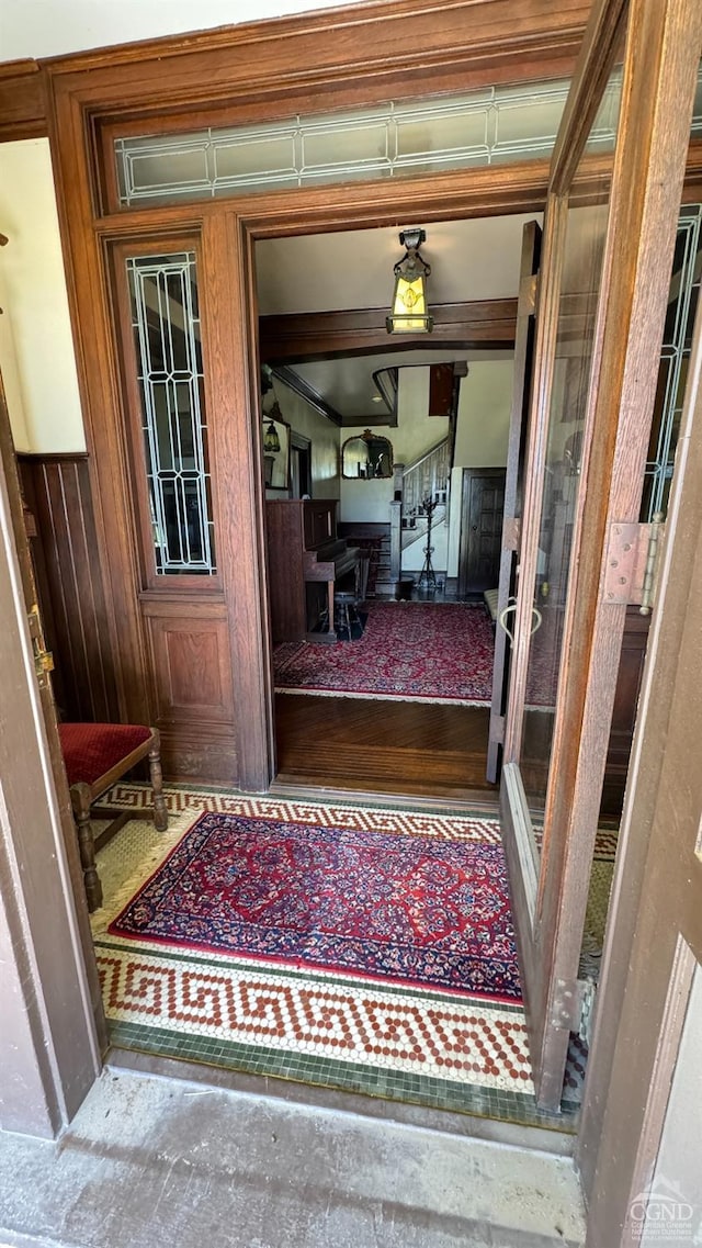 view of exterior entry