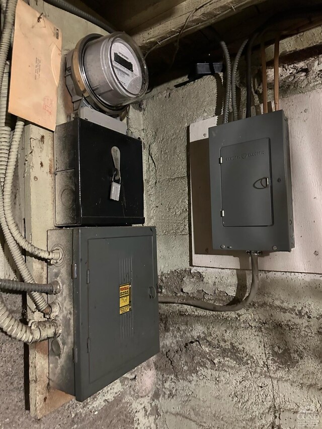417 State St, Hudson, NY 12534 - utilities featuring electric panel and electric meter