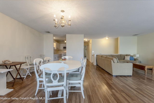 17 Riverview, Port Ewen, NY 12466 - dining room featuring wood finished floors and a chandelier