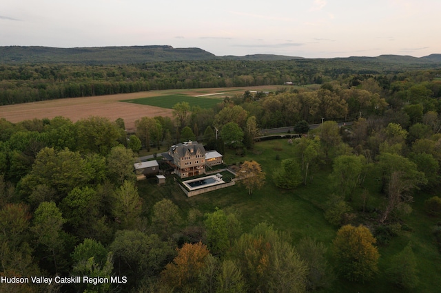 46 Pompeys Cave Rd, High Falls, NY 12440 - aerial view of property and surrounding area featuring rural landscape and a heavily wooded area